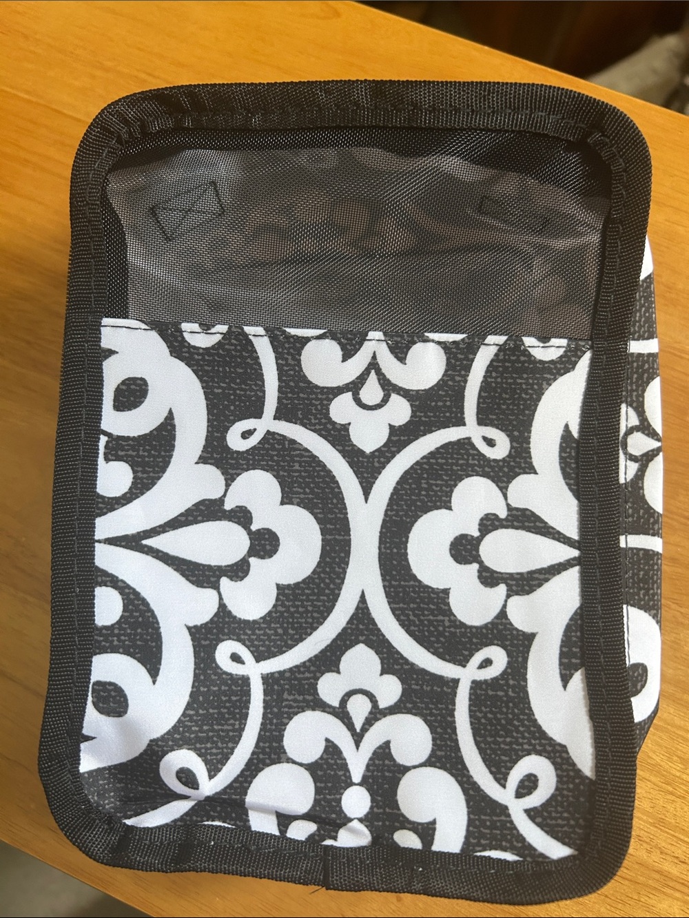 thirty-one small packing cube Black and White medallion medley